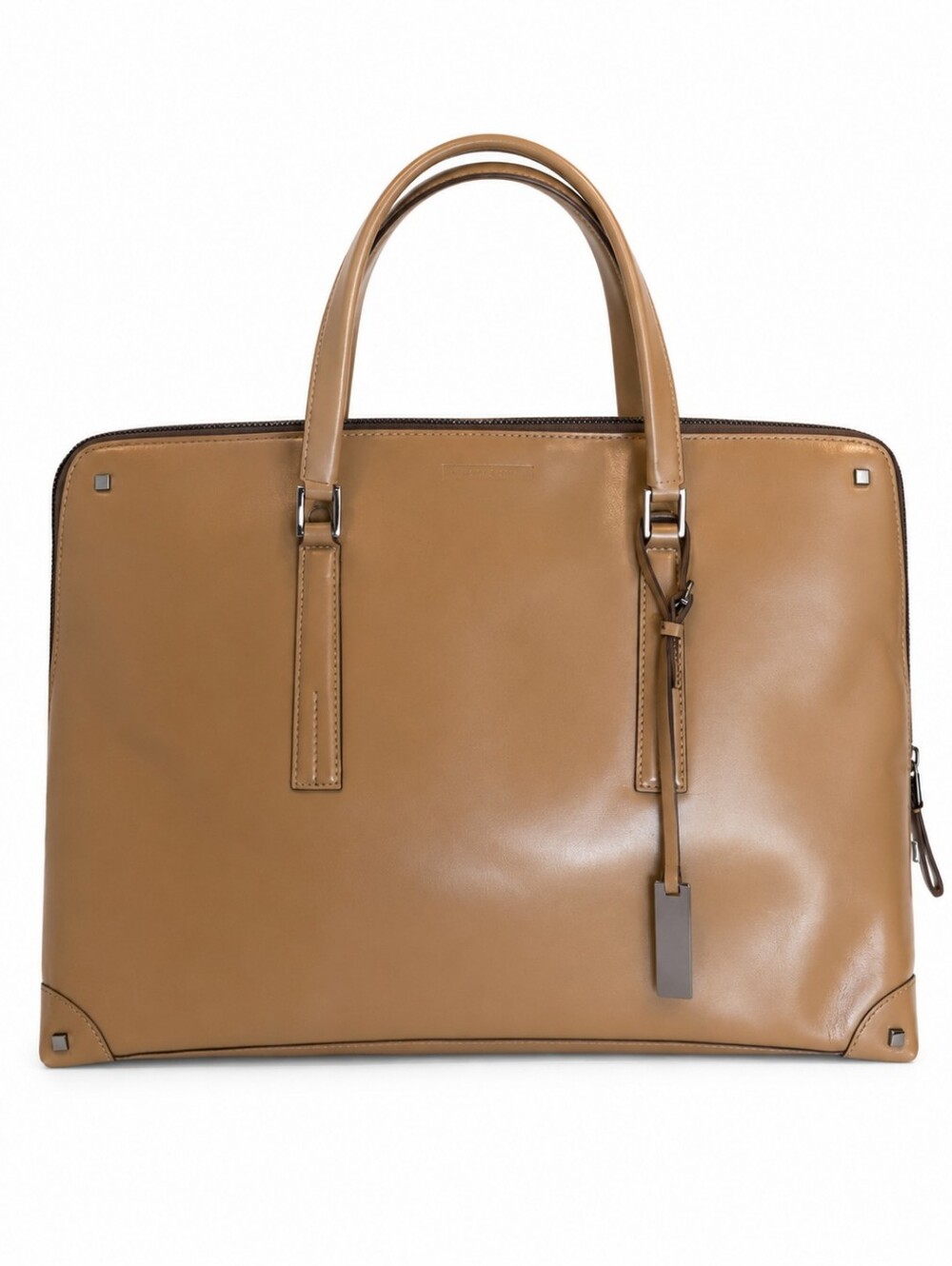 Gucci Leather Tote with Silver Hardware